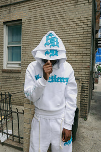 SB "Drill King" WHITE HOODIE