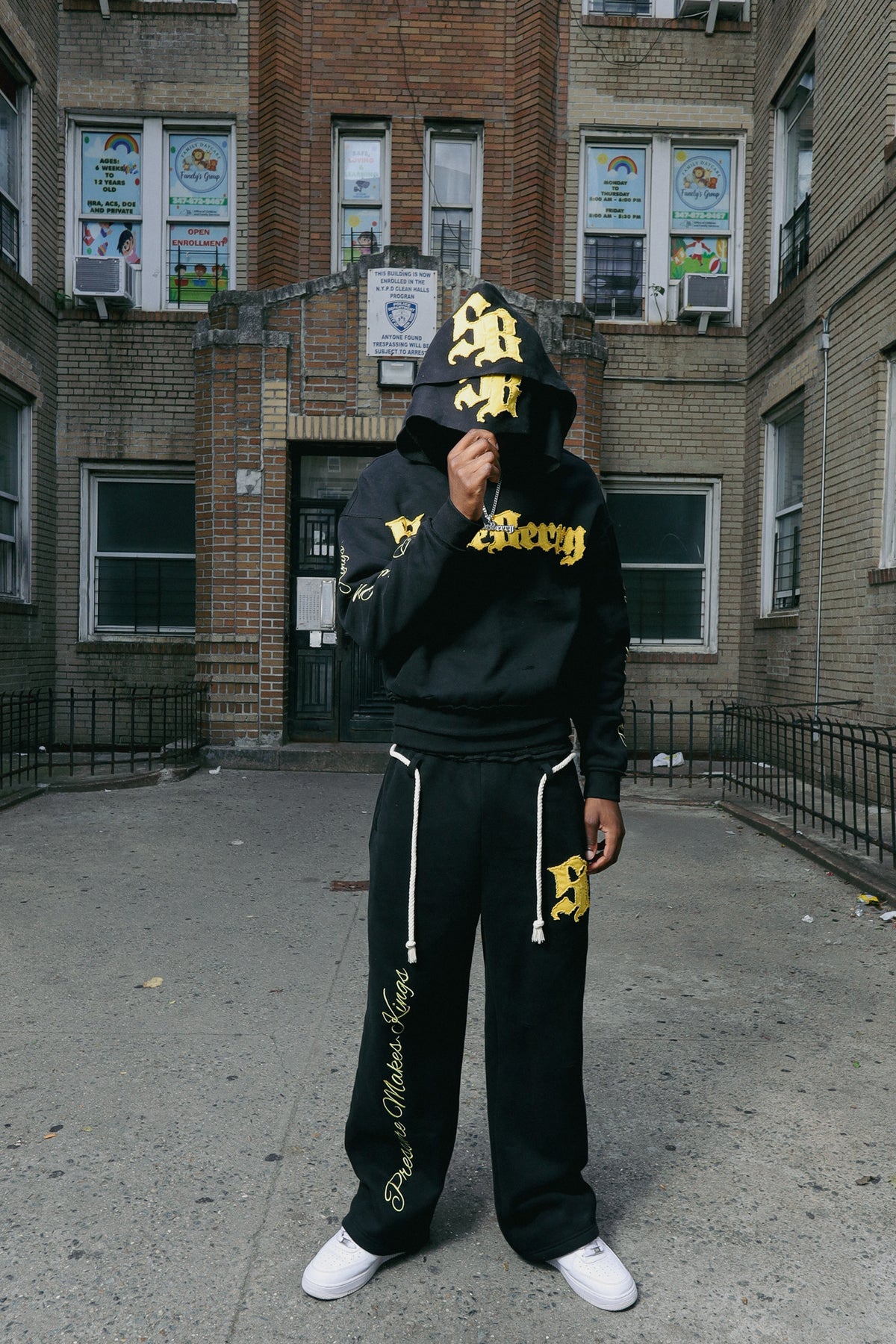 SB "Drill King" BLACK HOODIE