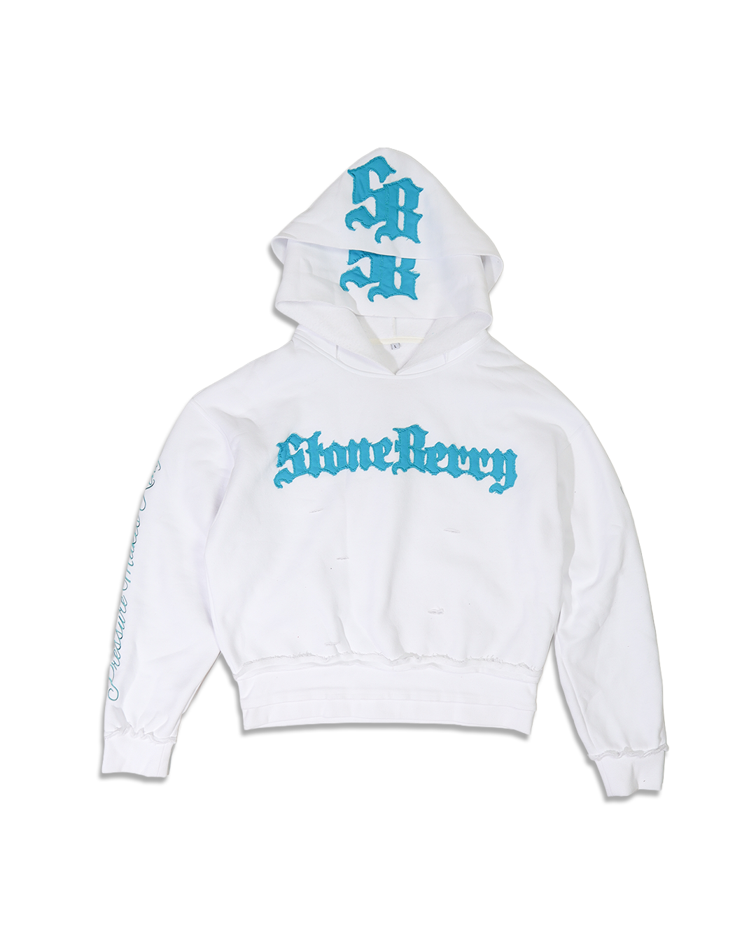 SB "Drill King" WHITE HOODIE