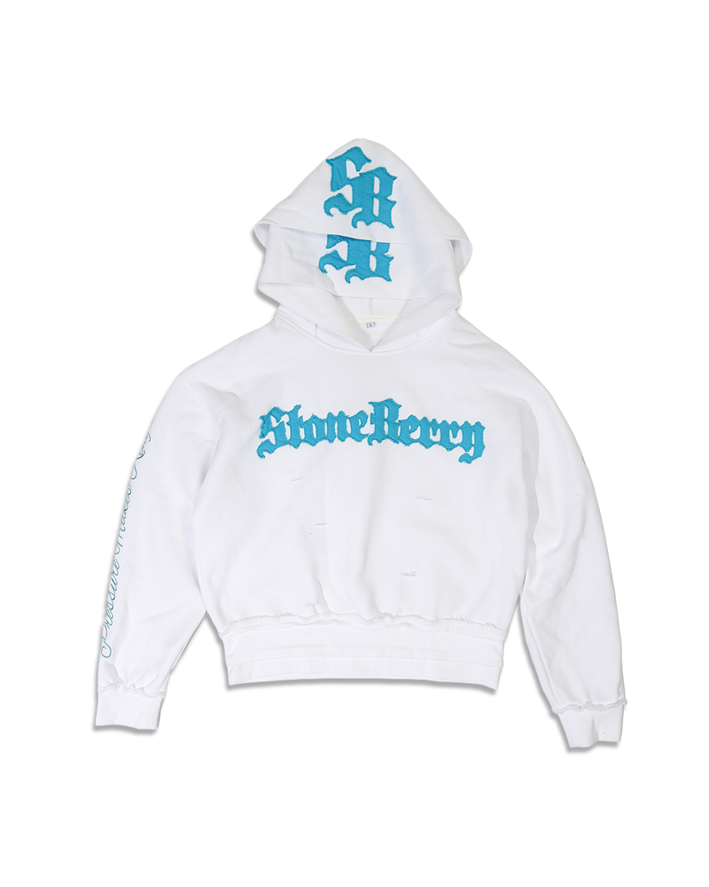 SB "Drill King" WHITE HOODIE